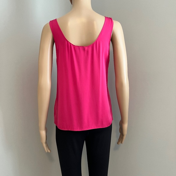 Aritzia Babaton, Carson Silk Tank, Eros Pink, Size Small - Picture 2 of 5